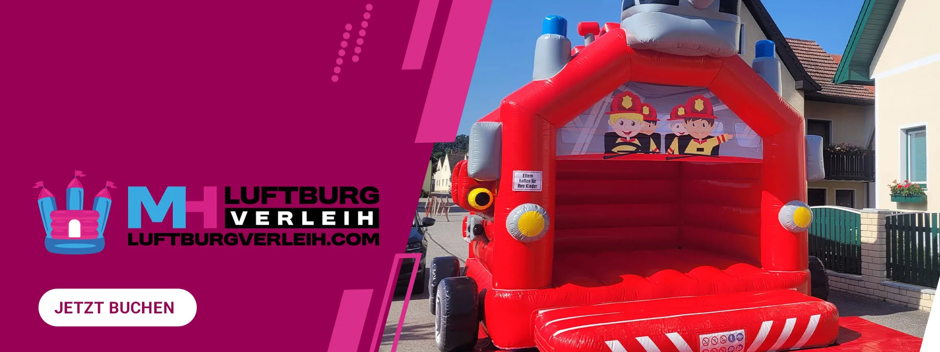 Hüpfburg mieten bei MH Luftburg Verleih in Ternitz